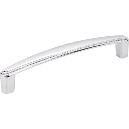 Elements 128 mm Center-to-Center Polished Chrome Rope Detailed Lindos Cabinet Pull Z115-128PC